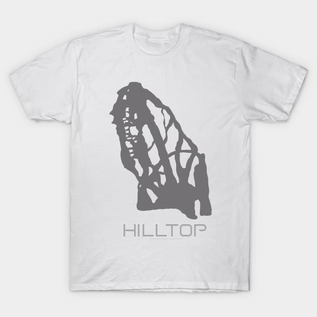 Hilltop Resort 3D T-Shirt by Mapsynergy